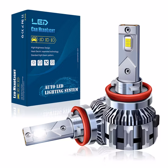 Farol de carro LED patenteado 9005 9006 H11 Lâmpada de farol baixo