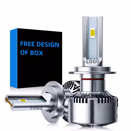 Alta potência 90W 1+1 design patenteado luzes de nevoeiro H7 H8 H11 9005 9006 lâmpadas de farol LED para carro