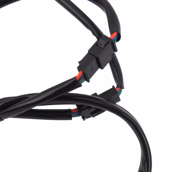 Luz traseira integrada para direção de freio, sistema de luz para motocicleta, luz traseira led